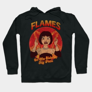 flames clue vintage Hoodie